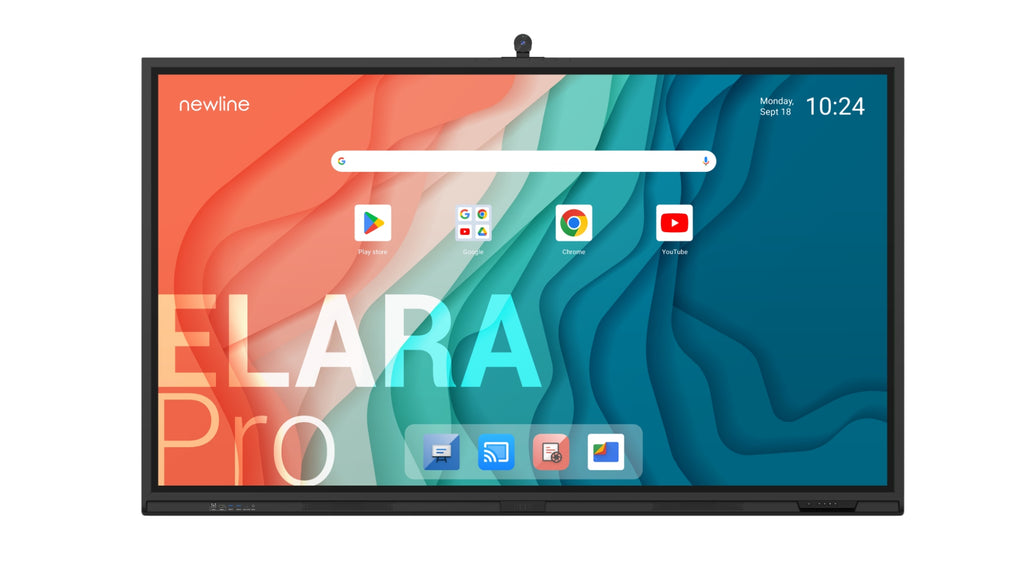 Elara Pro pizarra blanca interactiva 2 18 m (86") 3840 x 2160 Pixeles Pantalla tctil Negro