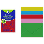 BISMARK SOBRE DE PAPEL 90GR 76X120MM COLORES 10 SOBRES SURTIDOS - Color no elegible