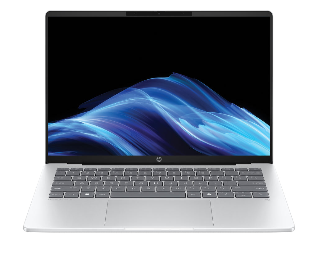 OmniBook 5 Laptop Next Gen AI 14-he0001nsx Copilot+ PC Snapdragon X1-26-100 Porttil 35 6 cm (14") 2K 16 GB LPDDR5x-SDRAM 512 GB SSD Wi-Fi 6E (802.11ax) Windows 11 Home Plata