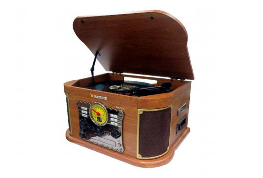 PXRC52CD Tocadiscos de traccin directa Madera Automtico