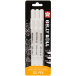 TALENS SAKURA BLISTER DE 3 BOLGRAFOS GELLY ROLL 05/08/10 GEL BRILLANTE BLANCO