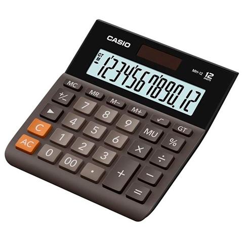 CASIO CALCULADORA DE OFICINA SOBREMESA 12 DGITOS NEGRO MH-12B