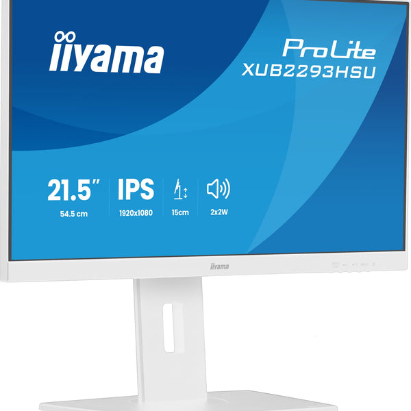 ProLite XUB2293HSU-W7 pantalla para PC 54 6 cm (21.5") 1920 x 1080 Pixeles Full HD LED Blanco