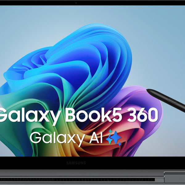 Galaxy Book5 360 Intel Core Ultra 5 226V Hbrido (2-en-1) 39 6 cm (15.6") Pantalla tctil Full HD 16 GB LPDDR5x-SDRAM 512 GB SSD Wi-Fi 7 (802.11be) Windows 11 Pro Gris