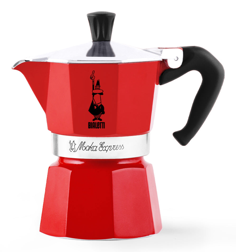 Moka Express Cafetera italiana Rojo