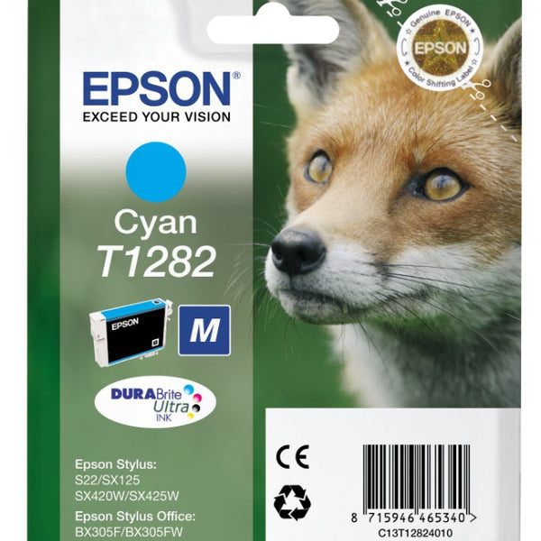 Fox Singlepack Cyan T1282 DURABrite Ultra Ink