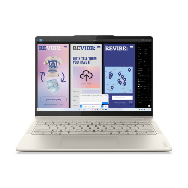 Yoga 7 2-in-1 14ILL10 Copilot+ PC Intel Core Ultra 5 226V Hbrido (2-en-1) 35 6 cm (14") Pantalla tctil WUXGA 16 GB 512 GB SSD Wi-Fi 7 (802.11be) Windows 11 Home Espaol Concha (color)