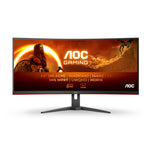 G2 CU34G2XE/BK pantalla para PC 86 4 cm (34") 3440 x 1440 Pixeles Wide Quad HD LCD Negro  Rojo