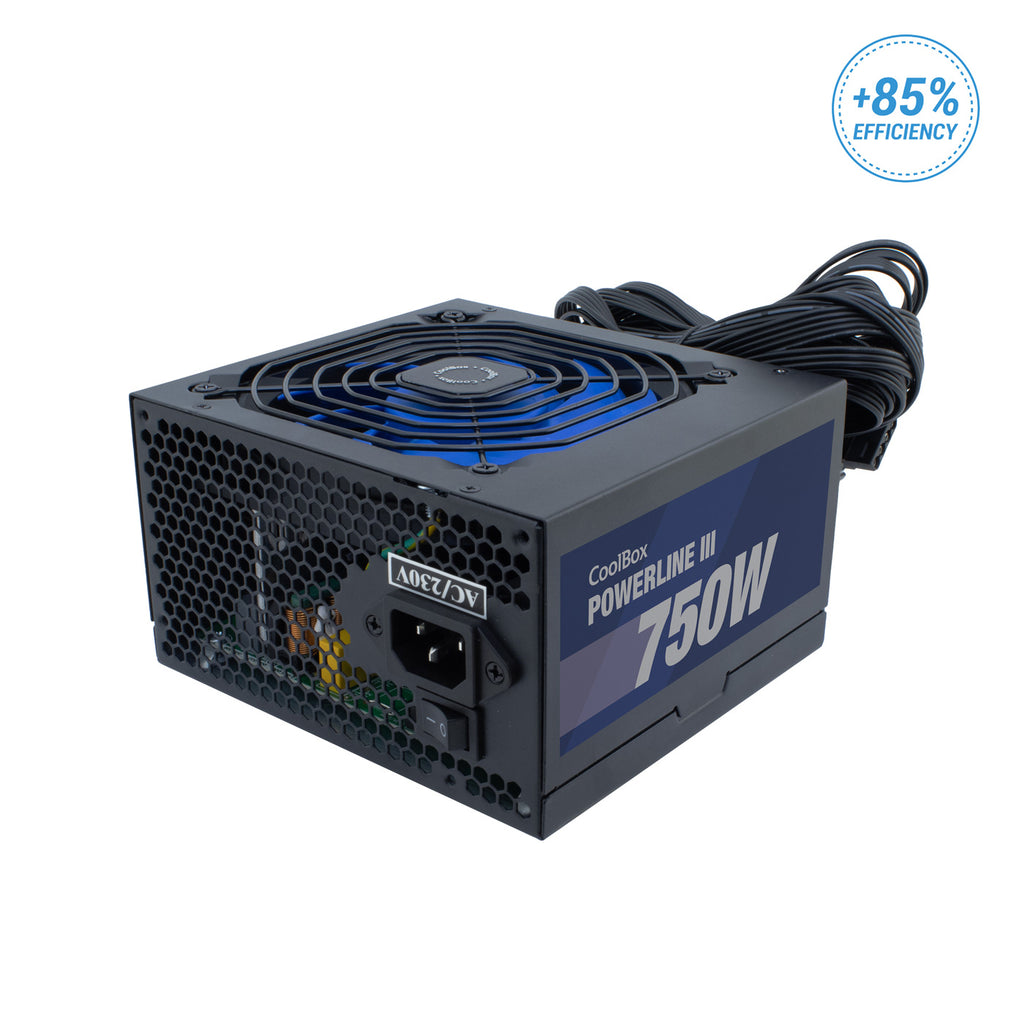 FUENTE DE ALIMENTACION ATX POWERLINE III 750W 85%EFI
