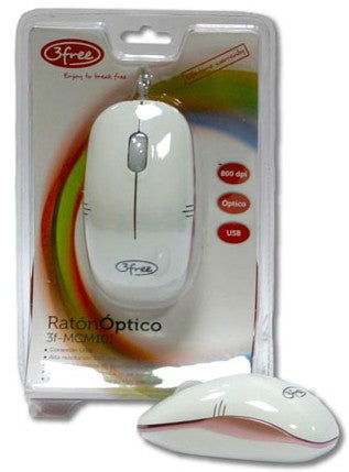 3F-MCM101/WP ratn USB tipo A ptico 800 DPI
