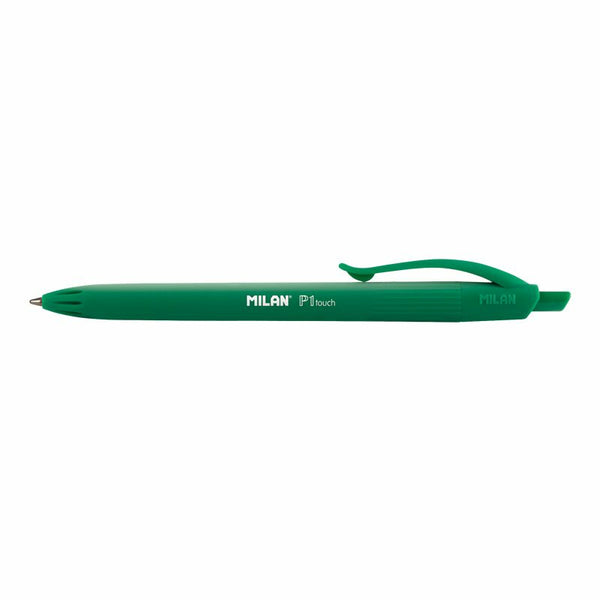 P1 Verde Bolgrafo de punta retrctil con pulsador Medio 25 pieza(s)