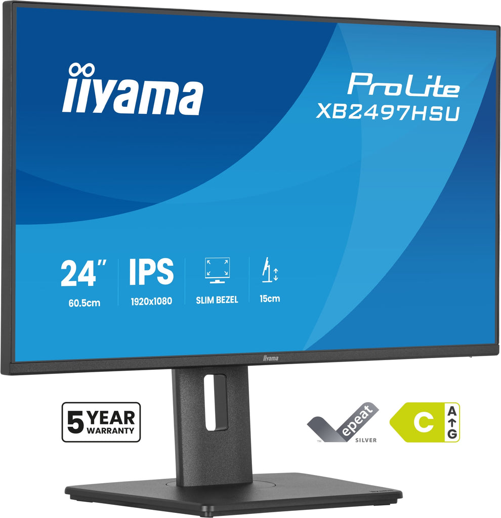 ProLite XB2497HSU-B1 pantalla para PC 60 5 cm (23.8") 1920 x 1080 Pixeles Full HD LED Negro