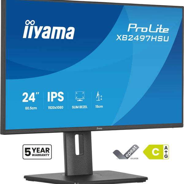 ProLite XB2497HSU-B1 pantalla para PC 60 5 cm (23.8") 1920 x 1080 Pixeles Full HD LED Negro