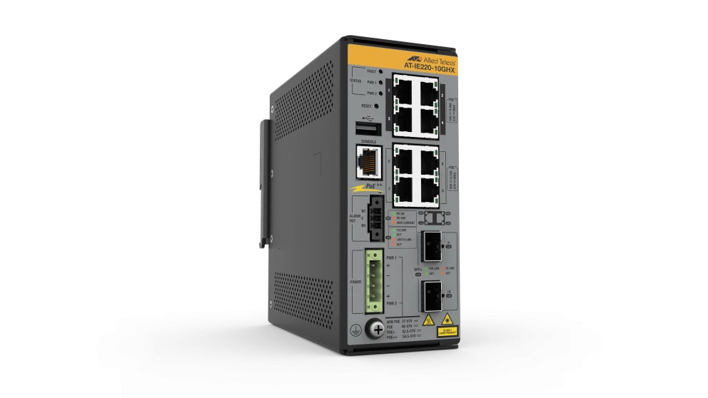 IE220-10GHX Gestionado L2 Gigabit Ethernet (10/100/1000) Energa sobre Ethernet (PoE) Gris