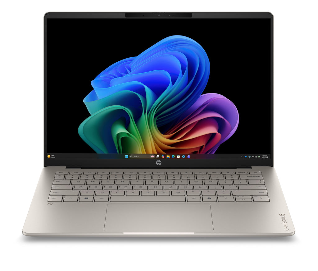 OmniBook 5 Laptop Next Gen AI 14-hm0013ns Copilot+ PC AMD Ryzen AI 7 445 Porttil 35 6 cm (14") 2K 32 GB LPDDR5x-SDRAM 1 TB SSD Wi-Fi 6 (802.11ax) Windows 11 Home Plata