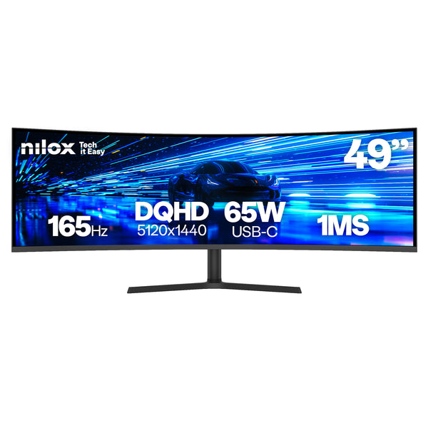 pantalla para PC 124 5 cm (49") 5120 x 1440 Pixeles Dual QHD LCD