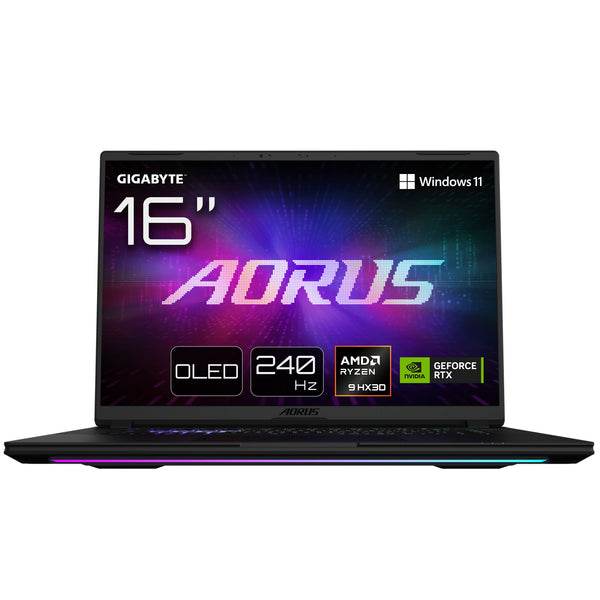 AORUS MASTER 16 Porttil Gaming - 16.0  240Hz OLED  AMD Ryzen 9 9955X3D  GPU NVIDIA RTX 5080  32GB DDR5 5600MHz  1TB SSD  Windows 11 Home  Garanta de 2 aos  AORUS MASTER 16 6YJM5ESE64SH