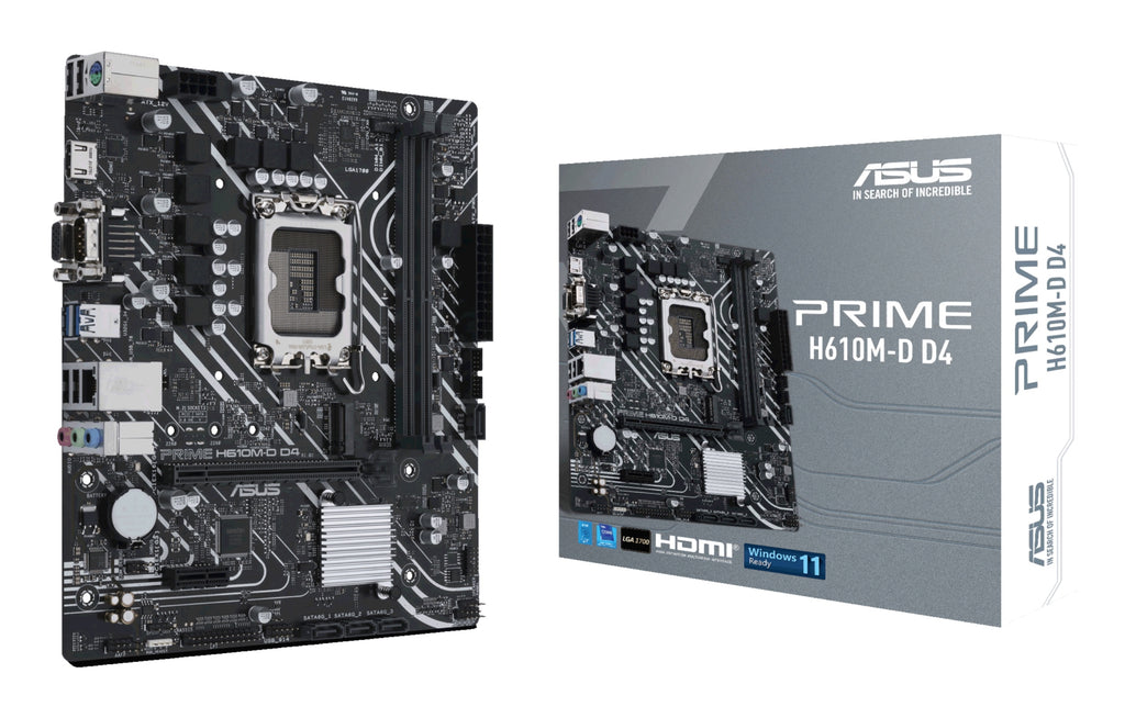 PRIME H610M-D D4 Intel H610 LGA 1700 micro ATX