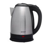 KET-SS-5790-SS tetera elctrica 1 8 L 1500 W Negro  Acero inoxidable