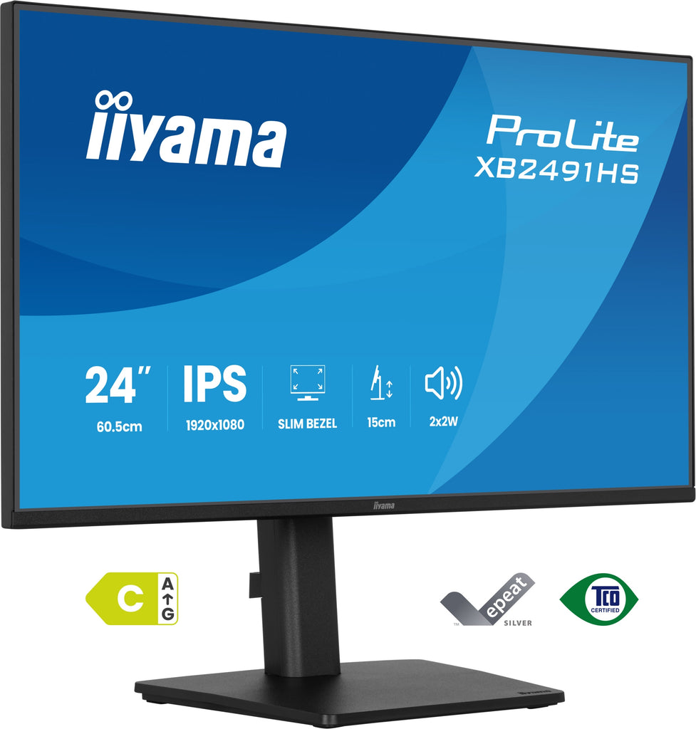 ProLite XB2491HS-B1 pantalla para PC 60 5 cm (23.8") 1920 x 1080 Pixeles Full HD LCD Negro