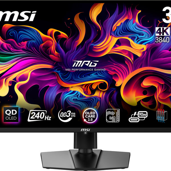 MPG 321URX QD-OLED pantalla para PC 80 cm (31.5") 3840 x 2160 Pixeles 4K Ultra HD Negro