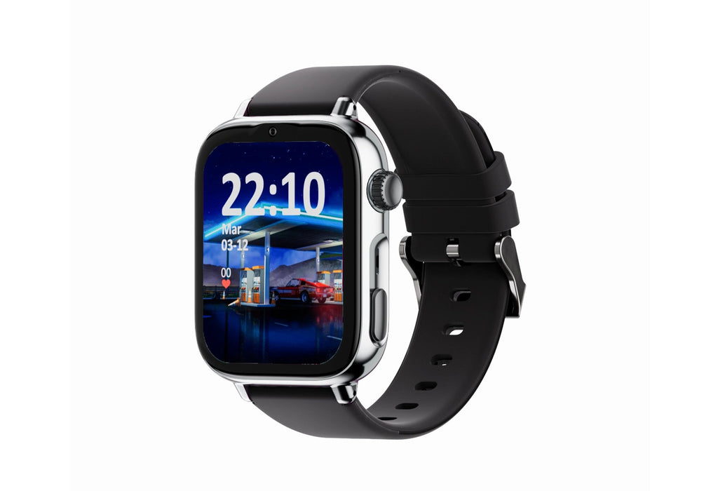 SaveWatch Plus 2 4 7 cm (1.85") AMOLED Digital 410 x 502 Pixeles Pantalla tctil 4G Plata Wifi GPS (satlite)
