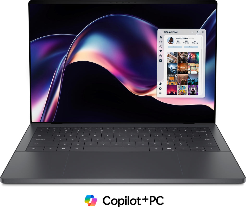 XPS 14 DA14260 Copilot+ PC Intel Core Ultra X7 358H Porttil 35 6 cm (14") Pantalla tctil 2.8K 32 GB LPDDR5x-SDRAM 1 TB SSD Wi-Fi 7 (802.11be) Windows 11 Pro Grafito Espaol