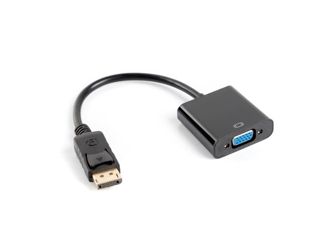 AD-0002-BK adaptador de cable de vdeo 0 2 m VGA (D-Sub) DisplayPort Negro