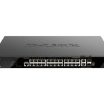 DGS-1520-28MP switch Gestionado L3 Gigabit Ethernet (10/100/1000) Energa sobre Ethernet (PoE) 1U Negro