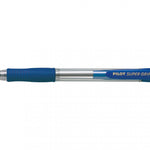 Super Grip Medium Azul Bolgrafo de punta retrctil con pulsador Medio 1 pieza(s)