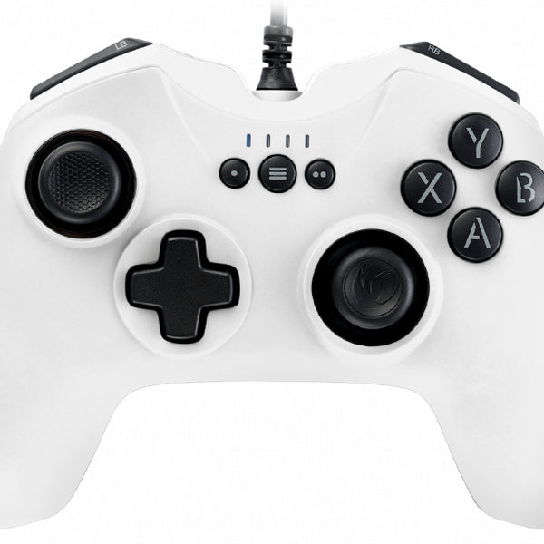 PCGC-100WHITE mando y volante Blanco USB Gamepad Analgico/Digital PC