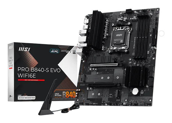 Pro B840-S EVO WIFI6E AMD B840 Zcalo AM5 ATX
