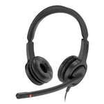 VOICE UC28 stereo USB-A Auriculares Almbrico Diadema Oficina/Centro de llamadas USB tipo A Negro