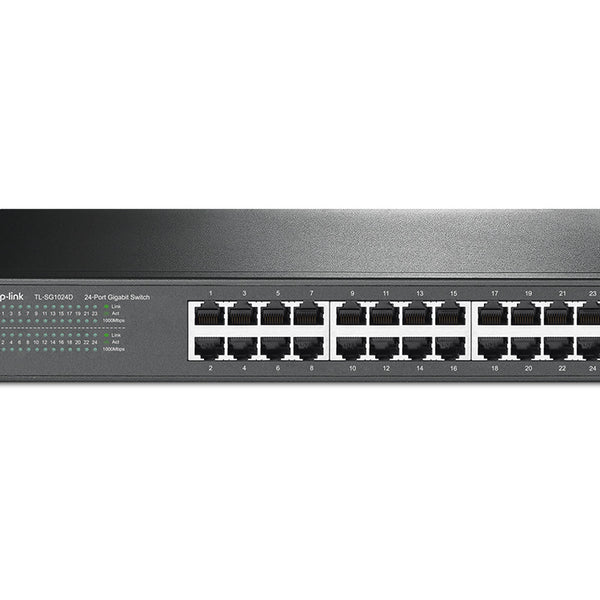 TL-SG1024D No administrado Gigabit Ethernet (10/100/1000) Gris