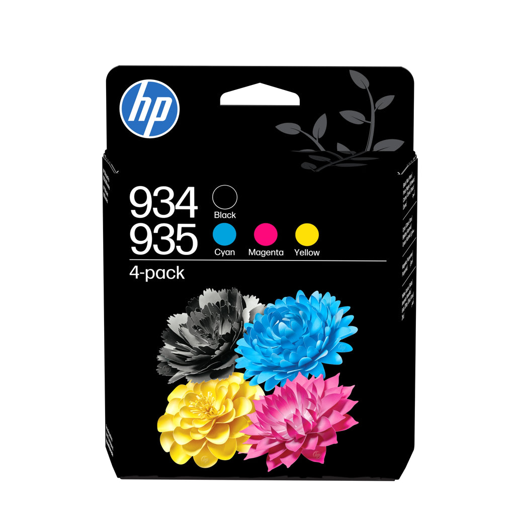 Paquete de 4 cartuchos de Tinta Original 934 negra/935 cian/magenta/amarilla