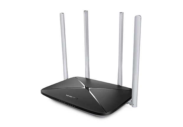 AC12 router inalmbrico Ethernet rpido Doble banda (2 4 GHz / 5 GHz) Negro