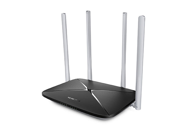 AC12 router inalmbrico Ethernet rpido Doble banda (2 4 GHz / 5 GHz) Negro