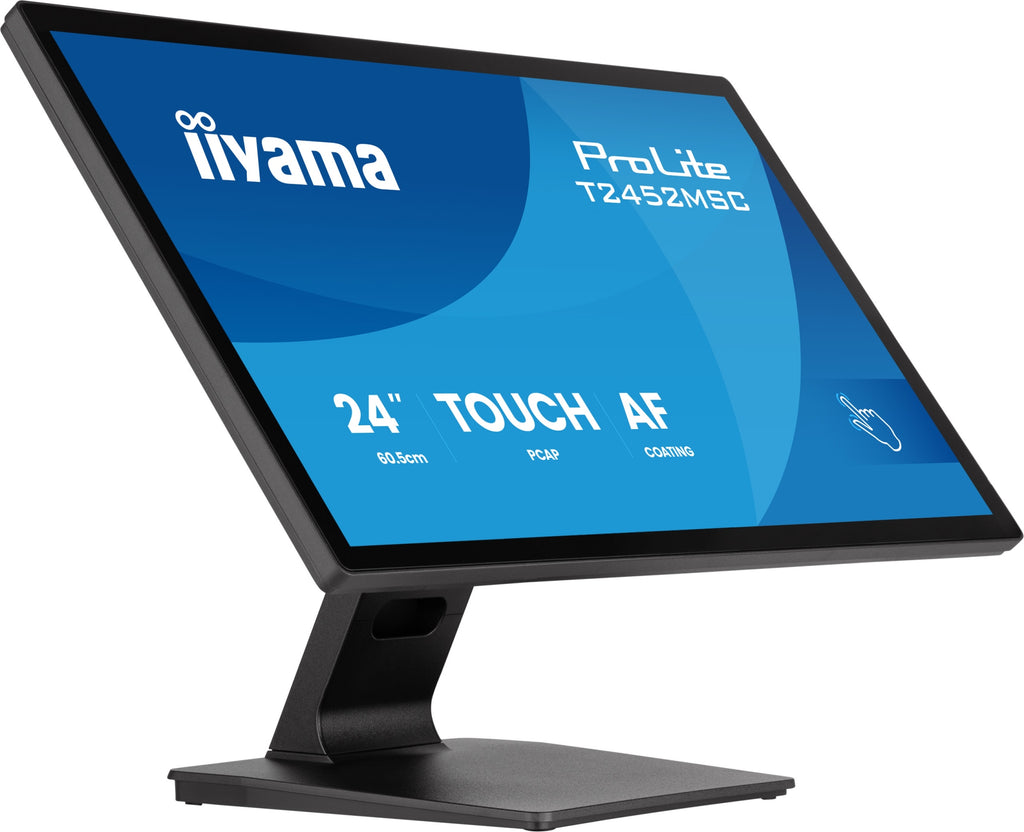 ProLite T2452MSC-B2 pantalla para PC 61 cm (24") 1920 x 1080 Pixeles Full HD Pantalla tctil Negro