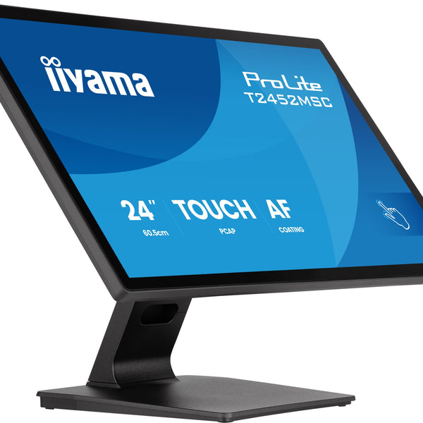 ProLite T2452MSC-B2 pantalla para PC 61 cm (24") 1920 x 1080 Pixeles Full HD Pantalla tctil Negro