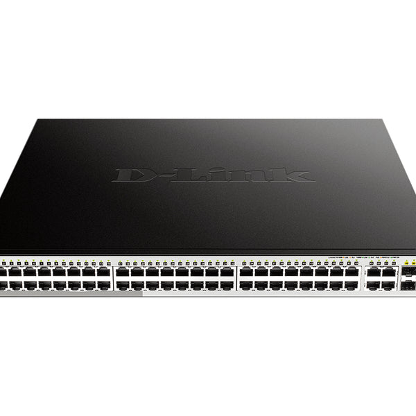 DGS-1210-52MP switch Gestionado L2 Gigabit Ethernet (10/100/1000) 1U Negro