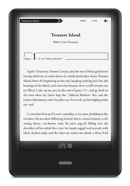 Dickens Light 2 Pro lectore de e-book Pantalla tctil 8 GB Negro