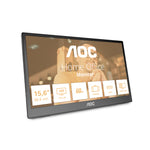 16T3EA monitor o TV porttil Negro 39 6 cm (15.6") 1920 x 1080 Pixeles