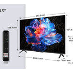 P6K 43P6K Televisor 109 2 cm (43") 4K Ultra HD Smart TV Wifi Metlico