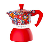 Moka Induction Dolce&Gabbana Cafetera italiana 0 19 L Azul  Rojo  Blanco