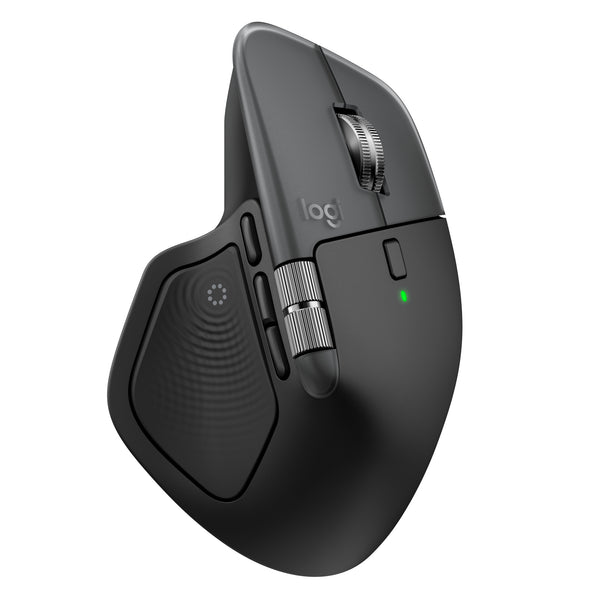 MX Master 4 for Mac  ratn Bluetooth ergonmico con respuesta hptica avanzada  desplazamiento ultrarrpido  carga USB-C  macOS  iPadOS  Windows Space Black