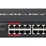 MS128GP switch Gigabit Ethernet (10/100/1000) Energa sobre Ethernet (PoE) 1U Negro