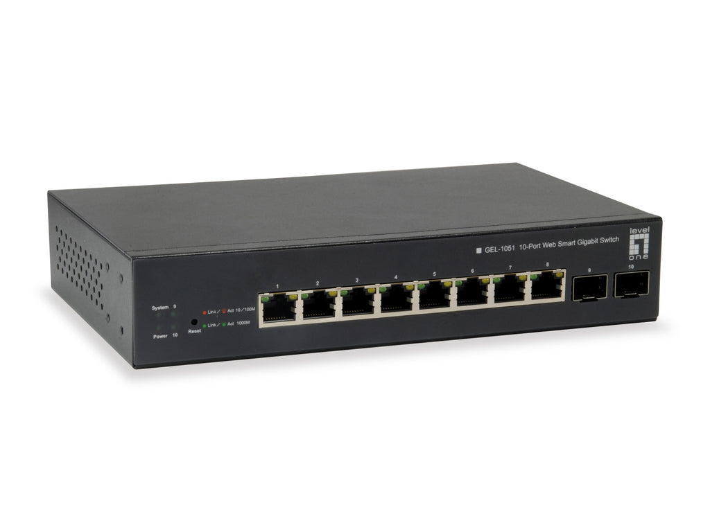GEP-1051 switch Gestionado L2/L3/L4 Gigabit Ethernet (10/100/1000) Energa sobre Ethernet (PoE) Negro