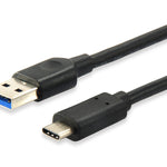 128345 Cable USB 3.2 Gen 1 C a A  M/M  0 5 m  5 Gbps  negro