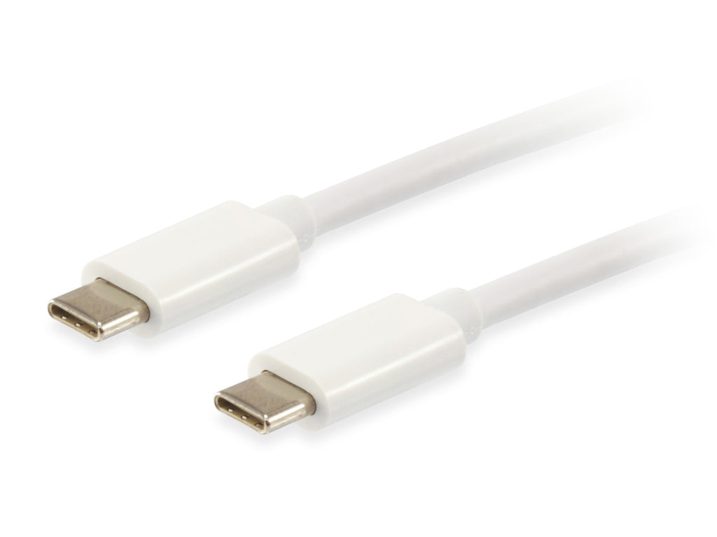 128352 Cable USB 3.2 Gen 2 C a C  2 0m  PD 60W  4K/60Hz  5Gbps  Blanco