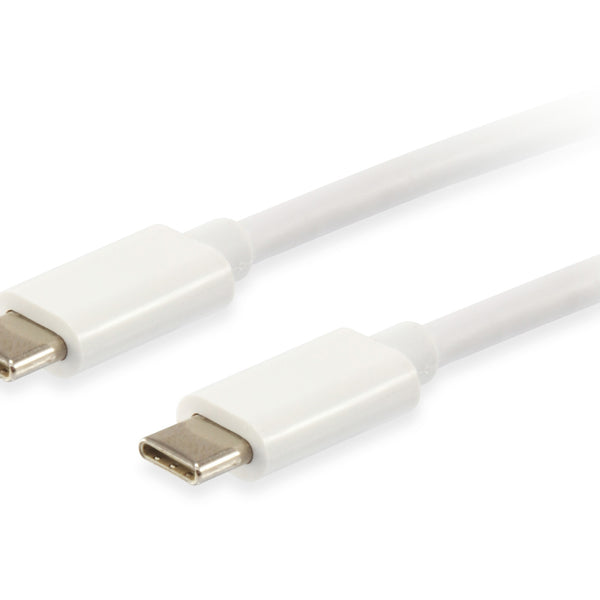 128352 Cable USB 3.2 Gen 2 C a C  2 0m  PD 60W  4K/60Hz  5Gbps  Blanco